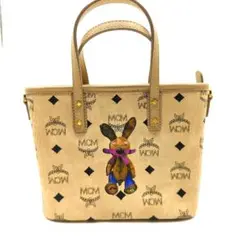 希少✨MCM 二つ折り財布 マネークリップ ラビット ウサギ ピンク  定期入れ 希少✨MCM 二つ折り財布 マネークリップ ラビット ウサギ ピンク