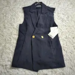 〈新品タグ付き〉FENNEL ジレ テーラードジャケット 金ボタン