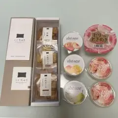フルーツゼリー6個 あられ3袋 セット ユーハイム 千鳥屋 京都鳴海屋 送料込