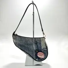 【超希少】Dior サドルバッグ デニムプリント トロッター 缶バッジ