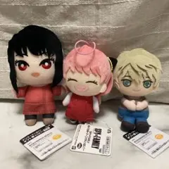 スパイファミリー ぬいぐるみ マスコット ロイド ヨル アーニャ 3個