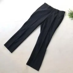 グリーンレーベルリラクシング スラックスパンツ 黒 メンズ 84 シルク