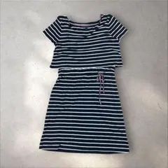 TOMMY HILFIGER ストライプ 半袖 ワンピース M