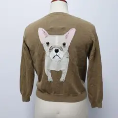 muveil ミュベール アニマル ドッグ 犬 ニット カーディガン