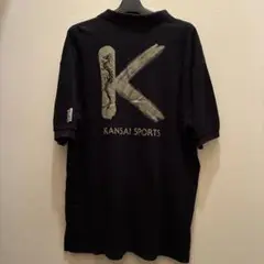 KANSAI SPORTS メンズ　ポロシャツ　黒　L