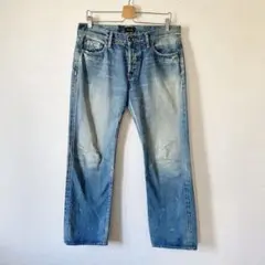 chimala セルビッチ USED加工 デニムパンツ 30 ビンテージ加工