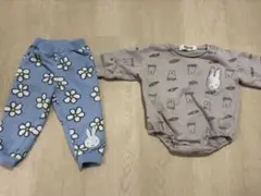 ミッフィー　上下セット　80