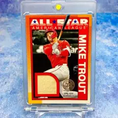 レリック【マイク・トラウト】エンゼルス　バットレリック　メモラビリア　TOPPS