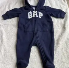 GAP フード付きロンパース ネイビー