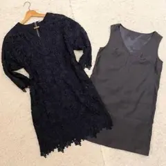 【極美品】ADORE アドーア ワンピース 総レース 花柄 ペチコート Sサイズ
