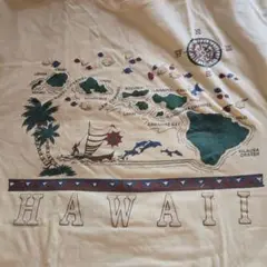 Hawaii Tシャツ 地図デザイン