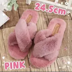 あったか スリッパ ルームシューズ ふわもこ かわいい ピンク おしゃれ 人気