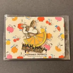 スヌーピー フェスティバル　阪急うめだ　スヌーピー ピンバッジ レモン