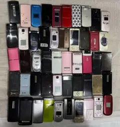 折りたたみ式携帯電話セット　ガラケー　50台まとめ　ジャンク　タ128