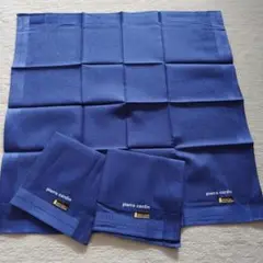 pierre cardin ハンカチ 三枚セット ネイビー