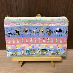 フラットポーチ ユキエモン ホビーボーダー ブルー