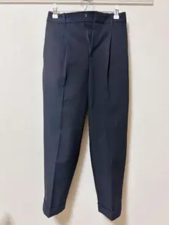 ユニクロ UNIQLO 感動タックパンツ ブラック 黒 レディース women