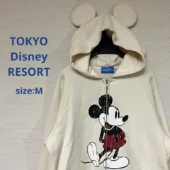 TOKYO Disney RESORT ミッキーマウス 耳付き フード パーカー