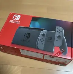 Nintendo Switch 本体 グレー ジョイコン付き 箱あり　中古