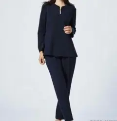 美品☆PLST プラステ　フェイクパールペプラムブラウス　セットアップ　S