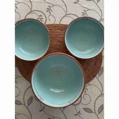 青いボウル3個セット