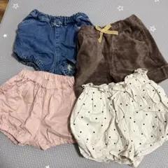 100サイズ ショートパンツ！プティマイン2種、コンビミニ2種