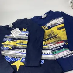男の子　長袖　トップス　カットソー　セット　プラレール　新幹線　100