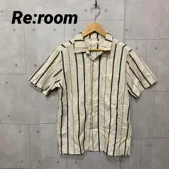 Re:room リルーム　トップス　シャツ　ストライプ　上着　ポケット　メンズ