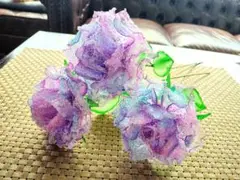 アメリカンフラワー薔薇 ビーズ付き