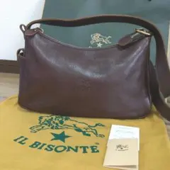 IL BISONTE ショルダーバッグ 5462305311 焦げ茶色