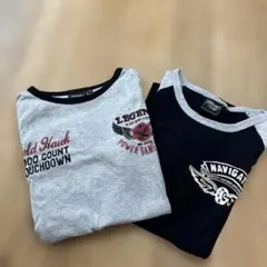 メンズTシャツ 2枚セット　バイク
