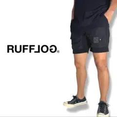RUFFLOG｜ハイパーストレッチゴルフショーツSラブログマーク&ロナオークリー