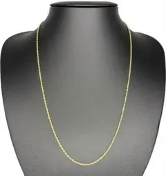 10K Rope Necklace 51cm 1.5mm（訳あり）