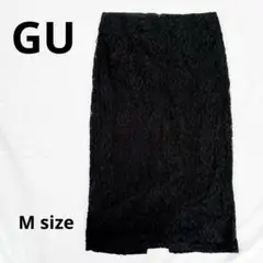 美品✨GU ブラック レース タイトスカート M