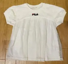 FILA ホワイトメッシュTシャツ