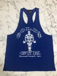 GOLD'S GYM ゴールドジム ブルー タンクトップ サイズM
