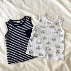 H&M エイチアンドエム　タンクトップ　2枚セット　90サイズ