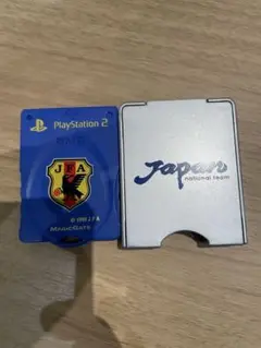 【希少】PS2 メモリーカード 8MB JFA公式 日本代表モデル ケース付き