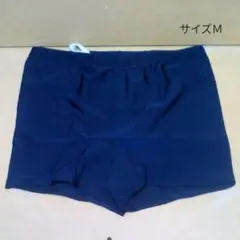 Y0049●男子スクール水着 サイズM(ウエスト72～80) 紺色 未使用