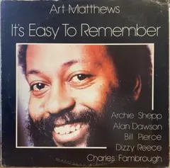 ジャズLP Art Matthews/It’s Easy To Remember