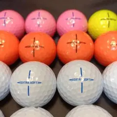 【美品】'23 エクストラソフト 24球 ロストボール ゴルフボール