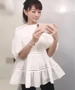 ボーダーズアットバルコニーバレリーナトップス 石井美保さん着用♡美品