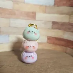 くまちゃん中華まんタワー　チャーム