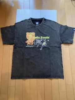 【半袖Tシャツ】メンズ ロックンロールプリント ルーズフィットシルエット