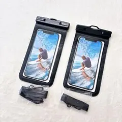 ❣️スマホ 防水ケース IPX8完全防水 タッチ可能 指紋認証