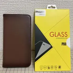 Xperia Ace Ⅱ ブラウン 手帳型 スタンド付 SO-41B 対応