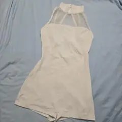 バレエ　リュリ(LULLI)レオタード　ユニタード　白