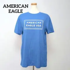 【アメリカンイーグル】M Tシャツ ブルー 半袖