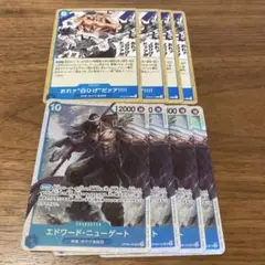 ワンピースカード　エドワード・ニューゲート SR おれぁ白ひげだぁア