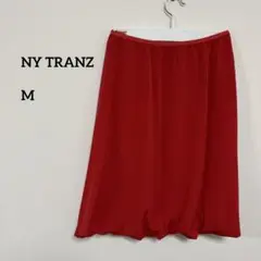 NY TRANZ バレースカート M レッド派手個性的c285